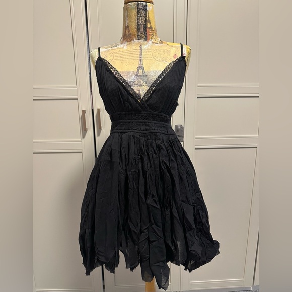 Free People Dresses & Skirts - Free People Delia Slip Dress Black S